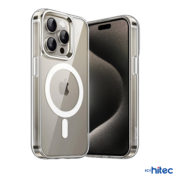 ScHitec iPhone 17 Pro Magsafe Özellikli Şeffaf Telefon Kılıfı