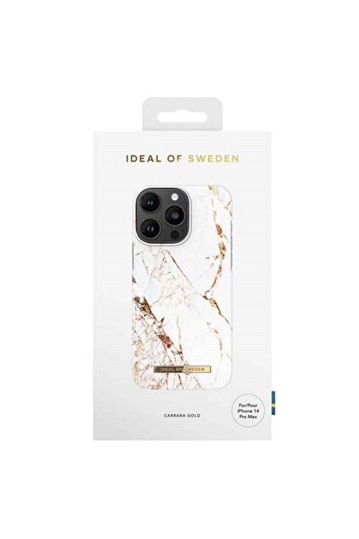 Ideal of Sweden iPhone 14 Pro Max Altın Telefon Kılıfı