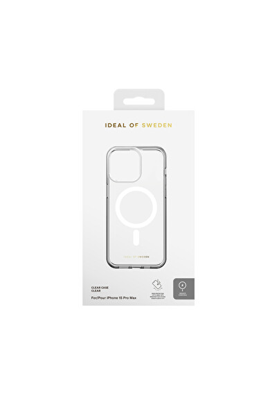 Ideal of Sweden iPhone 15 Pro Max Şeffaf MagSafe Telefon Kılıfı