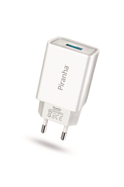 Piranha PCA001 Sıcaklık Koruması Özellikli USB Girişli Şarj Aleti Başlığı