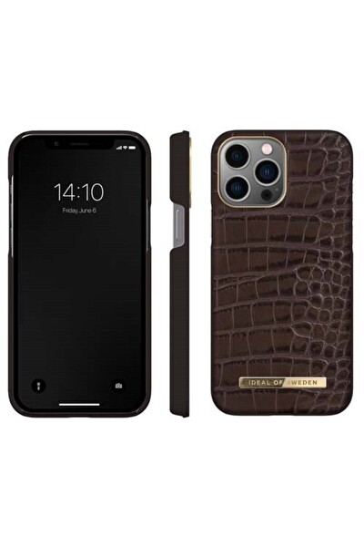 Ideal of Sweden iPhone 12 - 13 Pro Max Kahverengi Telefon Kılıfı