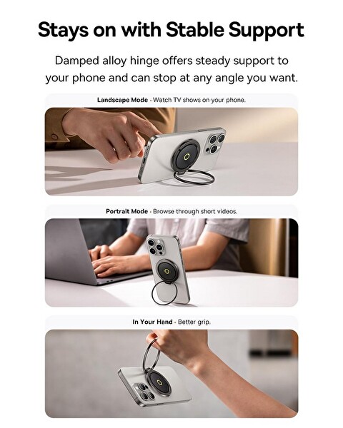 Baseus MagPro 2 Manyetik 360 Derece Ayarlanabilir Telefon Tutucu
