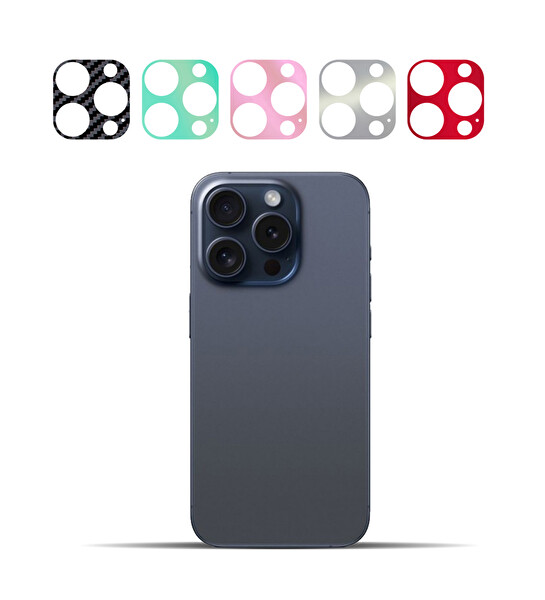 IPG iPhone 14 Pro - Pro Max Arka Kamera Vinly - 5 Renk Çizilmeye Dayanıklı Kamera Koruyucu ve Dekoratif Sticker