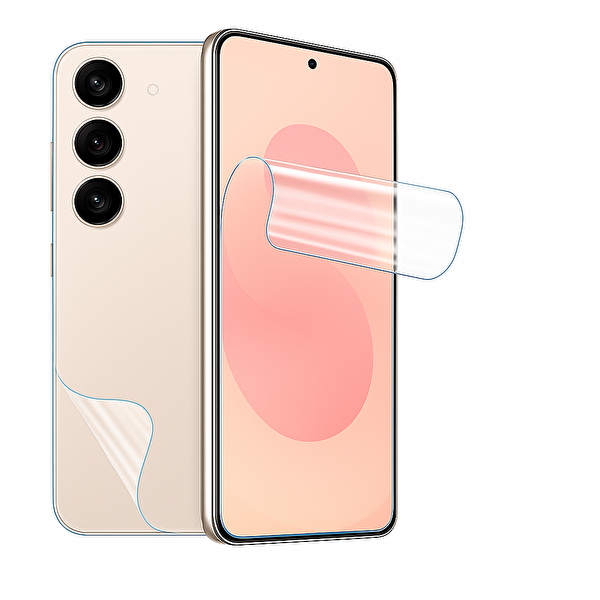 Youpick Hidrojel Nano Esnek Şeffaf Samsung Galaxy S25 FE Uyumlu Ön - Arka Ekran Koruyucu