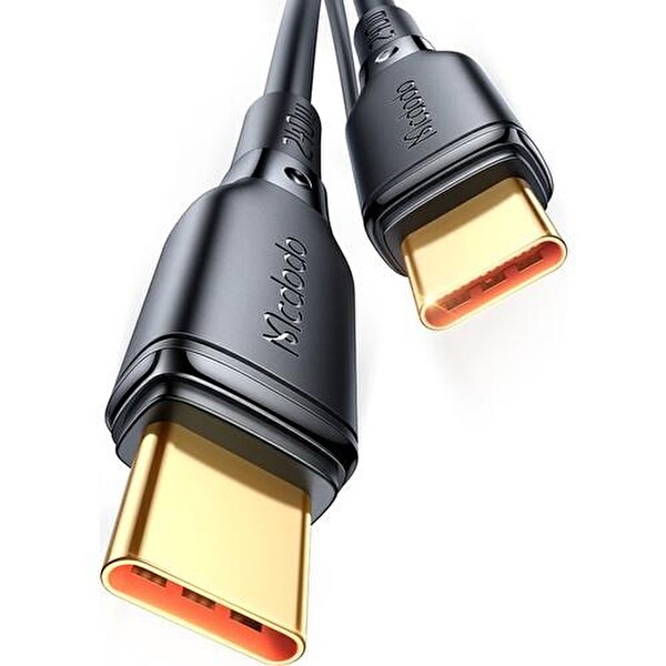 Mcdodo CA-3310 USB 2.0 Type-C 240W Hızlı Data Şarj Kablosu 1.5 M - Siyah