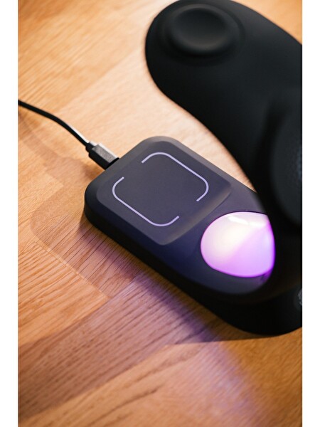 S-Link SL-CW20 Telefon Saat Ve Kulaklık Uyumlu 15W RGB Kablosuz Şarj Aleti - Siyah