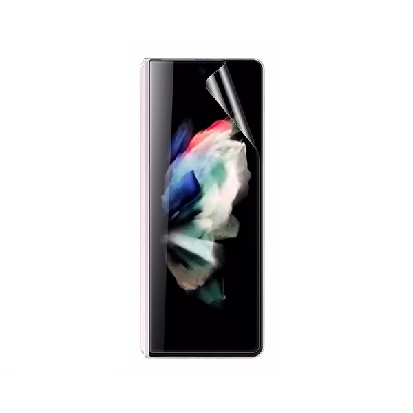 Rova Vivo X Fold 3 Uyumlu Ön-Arka Body Şeffaf Ultra Ekran Koruyucu Nano Jelatin
