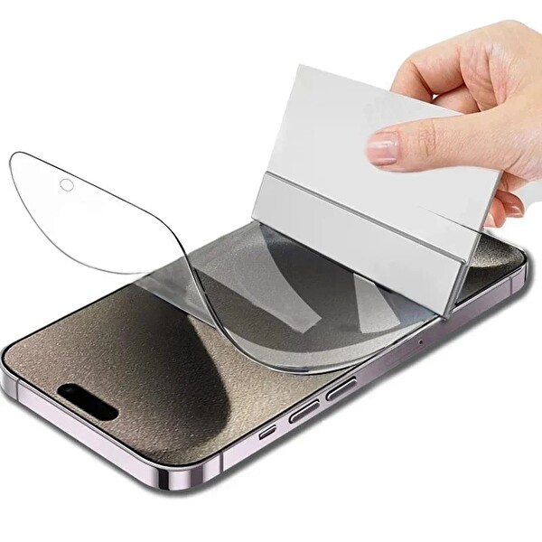 Rova Vivo V40 5G Uyumlu Ön Body Şeffaf Ultra Ekran Koruyucu Nano Jelatin