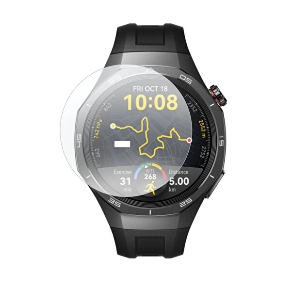 Rova Realme Watch 3 Pro Uyumlu 3 Adet Şeffaf Ultra koruyucu Nano Jelatin