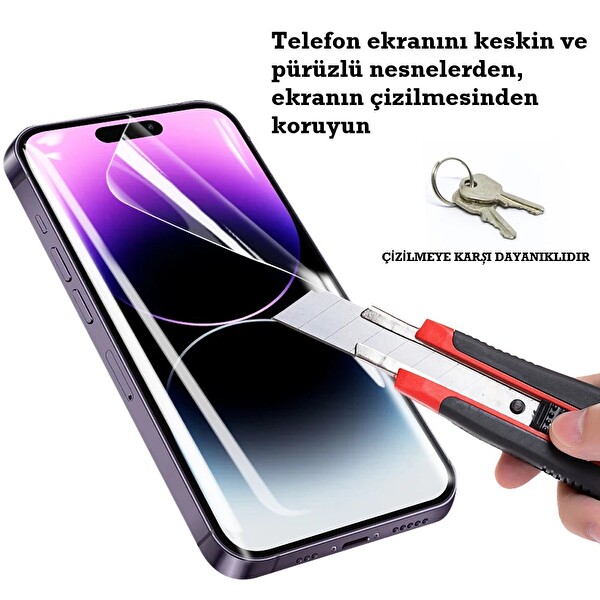 Rova Vivo Y300 Uyumlu Ön Body Şeffaf Ultra Nano Jelatin Ekran Koruyucu