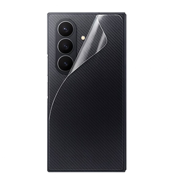 Rova Samsung Galaxy Z TriFold Uyumlu 2 Ön 2 Arka Body Set Nano Jelatin Şeffaf Ekran Koruyucu