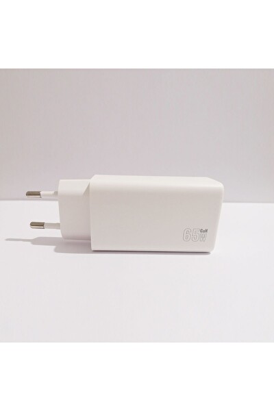 Zuidid AC100 2 PD - 1 USB Girişli 65W GAN Premium Hızlı Şarj Aleti