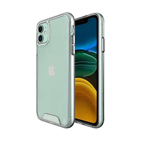 Bix iPhone 11 Uyumlu Çizilmeye Dayanıklı Transparan Ultra Şeffaf Telefon Kılıfı
