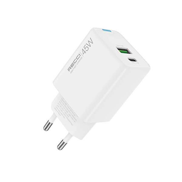 Recci RC108E 45 W Type-C Kablolu Hızlı Şarj Adaptörü