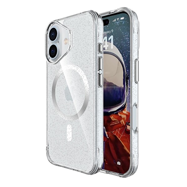 Bix iPhone 16 Plus MagSafe Simli Kılıf Shock Pocket Darbe Emici Teknolojili Çizilmeye Dayanıklı