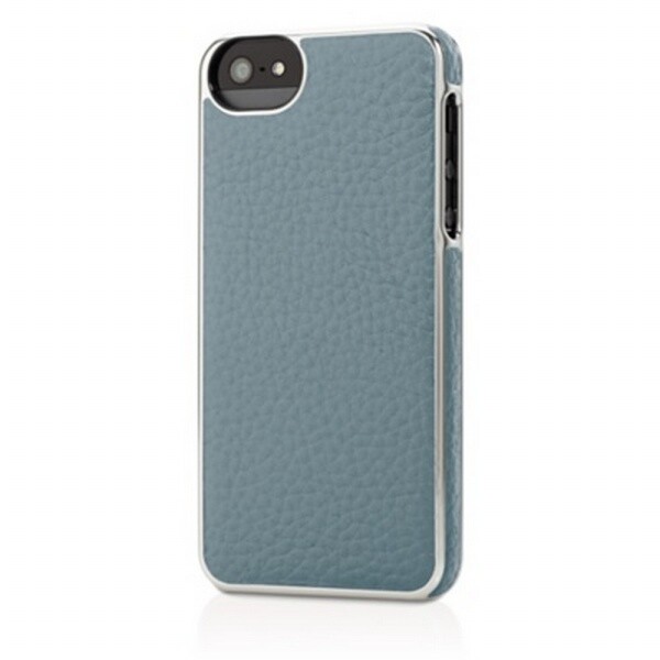 Adopted iPhone SE - 5S - 5 Deri Wrap Kılıf Açık Mavi APH11154