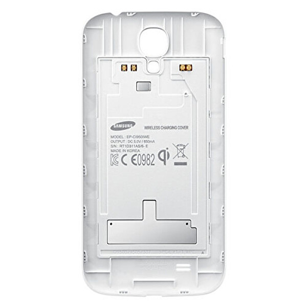 Samsung Galaxy S4 Kablosuz Şarj Destekli Kapak Orjinal Beyaz EP-CI950IWEGWW
