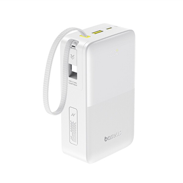 Baseus Enerfill FC51 Bipow 2 Pro Powerbank 30.000 mAh 22.5W - Beyaz