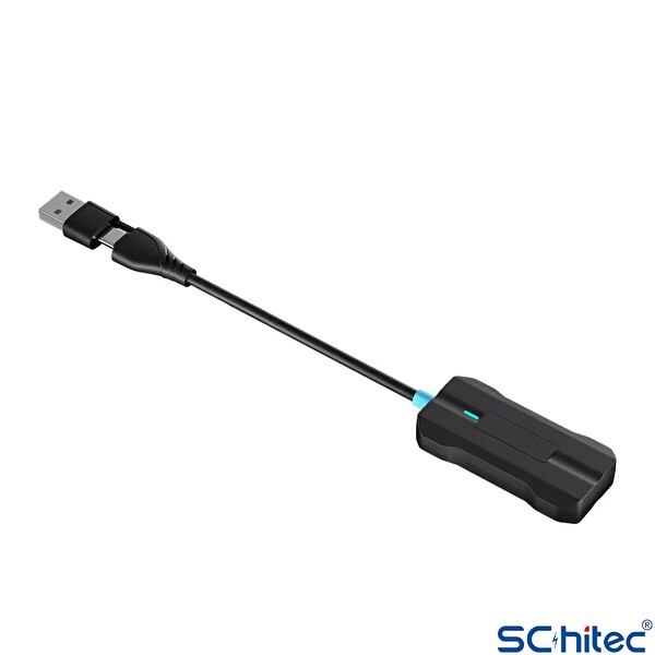 ScHitec Android İos CarPlay Adaptör Otomatik Bluetooth Wireless Kablosuz Tak Çalıştır P80