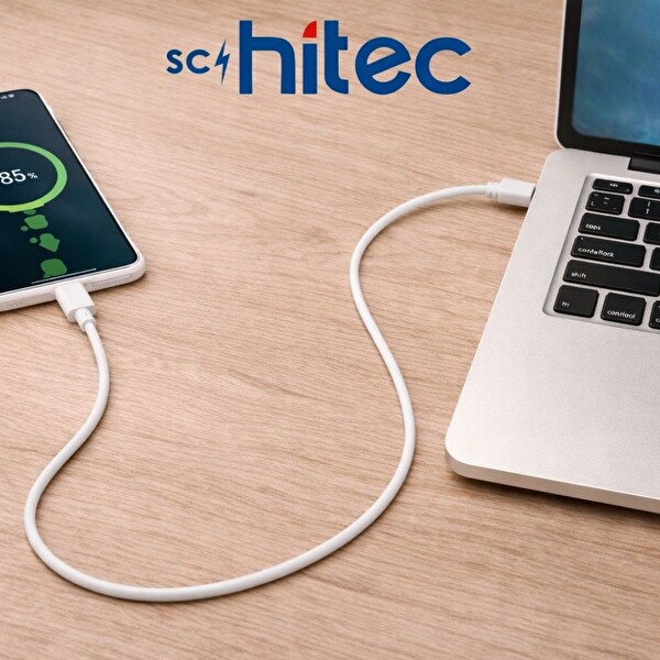 ScHitec 70W UsbA to Micro Hızlı Data ve Şarj Kablosu 1 M