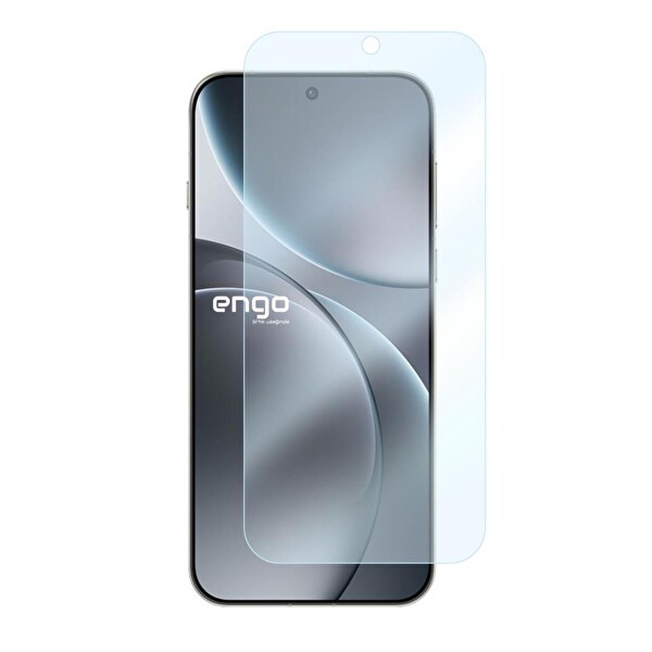 Engo Oppo Reno 15 F Uyumlu 9H Parlak Nano Şeffaf Ekran Koruyucu