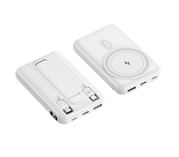 Hzl Store P02- 12000mAh Manyetik USB Uyumlu Taşınabilir Powerbank