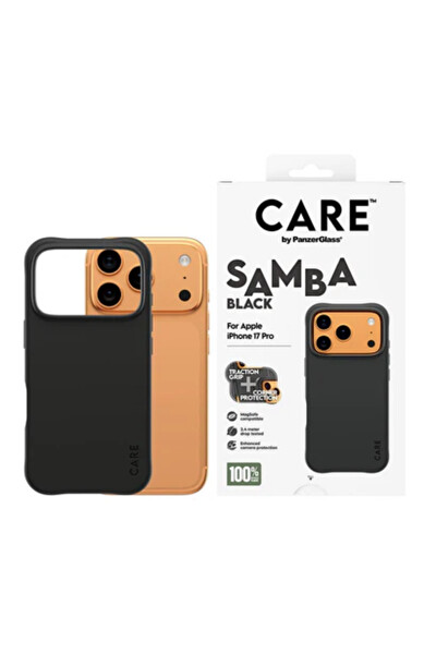 Panzerglass iPhone 17 Pro Samba Siyah MagSafe Uyumlu Kılıf