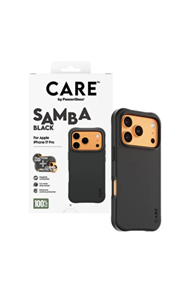 Panzerglass iPhone 17 Pro Samba Siyah MagSafe Uyumlu Kılıf