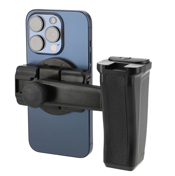 Ayex Manyetik Vlogging El Gribi - Bluetooth Uzaktan Kumandalı Telefon Tutucu