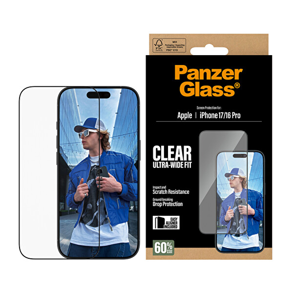 Panzerglass iPhone 17 - 16 ProÇerçeve Aparatlı Ekran Koruyucu