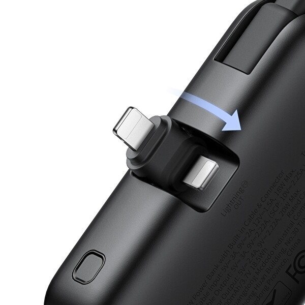 Mcdodo MC-7800 5000mAh Dahili Kablolu 22.5W Taşınabilir Şarj Aleti