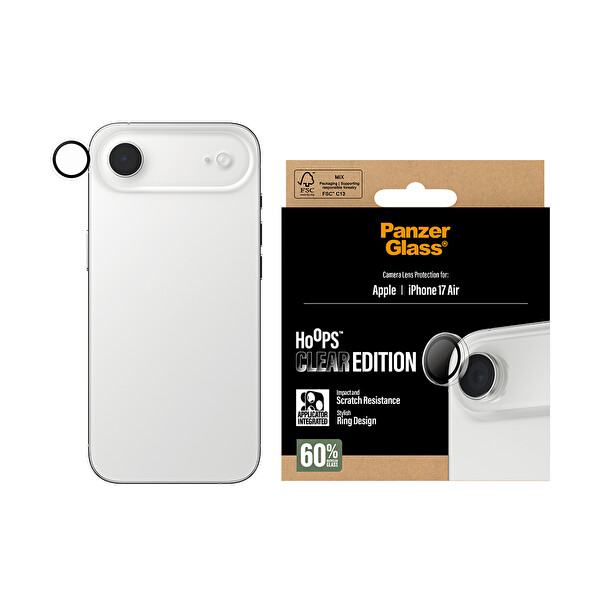 Hoops iPhone Air Transparent Kamera Lens Koruyucu