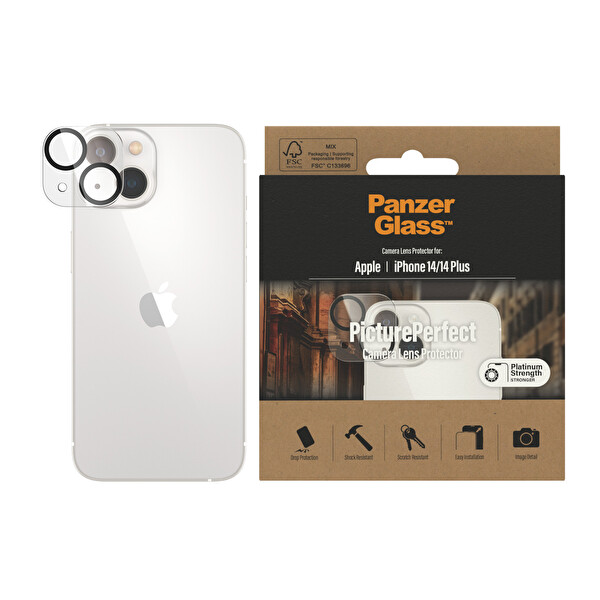 Panzerglass PicturePerfect iPhone 14 | 14 Plus Kamera Lens Koruyucu