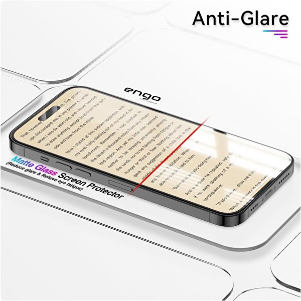 Engo Mipo M28 Mat Ekran Koruyucu 9H Nano Şeffaf Anti Glare Film 5