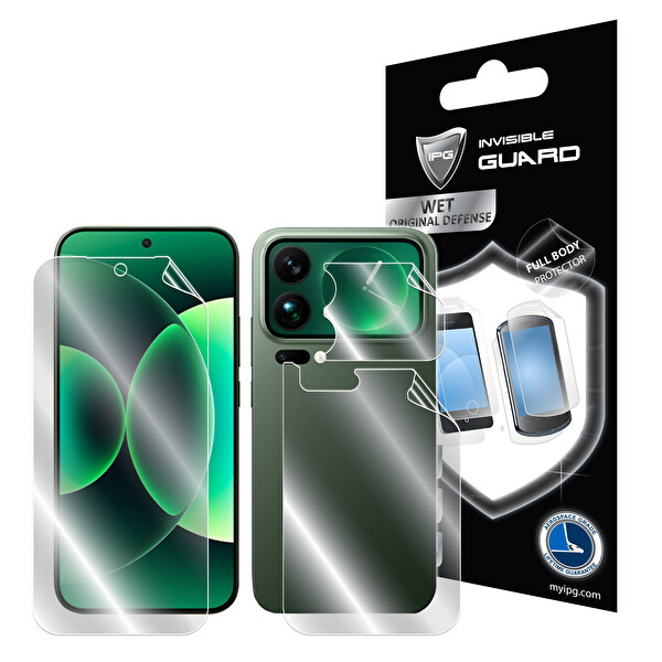 IPG Xiaomi 17 Pro Max Uyumlu Hydrogel Ekran-Arka Koruma Tam Kaplama Şeffaf Ekran Koruyucu