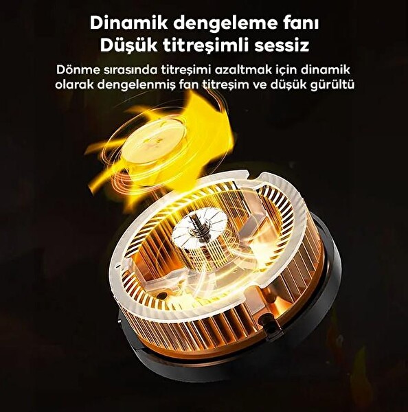 Memo CX07 Manyetik Arka - Klips Cep Telefon Soğutma Fanı Radyatör Soğutucu
