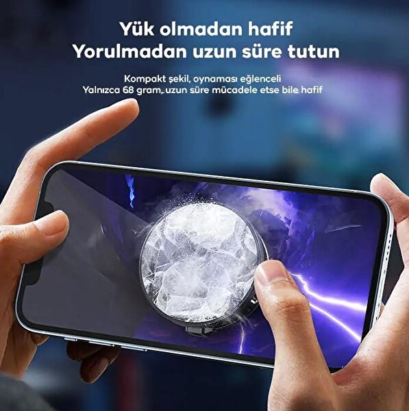 Memo CX07 Manyetik Arka - Klips Cep Telefon Soğutma Fanı Radyatör Soğutucu
