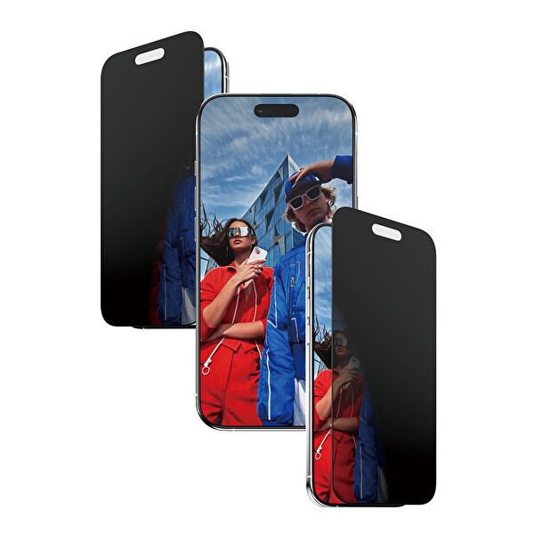Panzerglass iPhone Air UWF Çerçeve Aparatlı 2 Yönlü Gizli/Hayalet Ekran Koruyucu