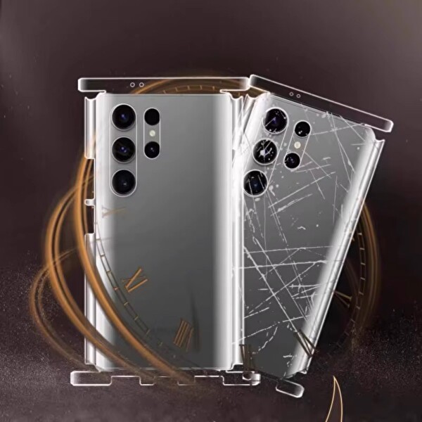 Rova Samsung Galaxy S25 Ultra Uyumlu 360 Derece Arka hidrojel Film Koruma Body Jelatin