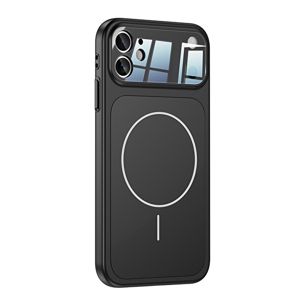 Başkenttekno iPhone 11 Uyumlu İphone 17 Görünümlü Kılıf Kablosuz Şarj Özellikli Kamera Korumalı Formen Kapak