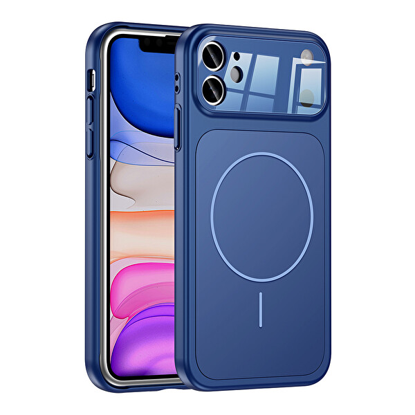 Başkenttekno iPhone 11 Uyumlu İphone 17 Görünümlü Kılıf Kablosuz Şarj Özellikli Kamera Korumalı Formen Kapak