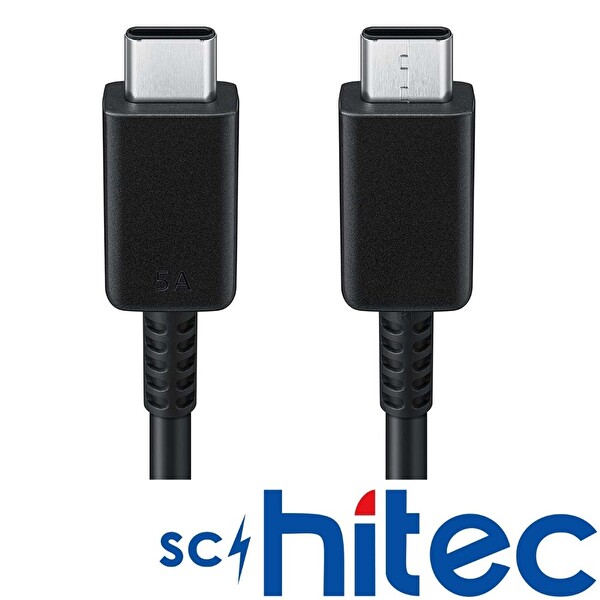 ScHitec SK005 60 W Type-C to Type-C Hızlı Şarj ve Data Kablosu Siyah