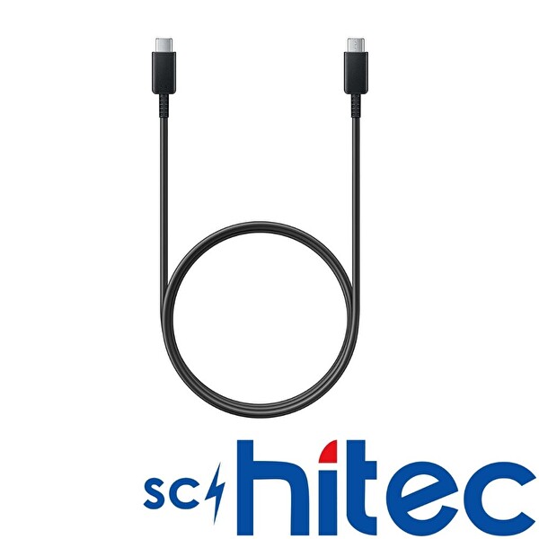 ScHitec SK005 60 W Type-C to Type-C Hızlı Şarj ve Data Kablosu Siyah