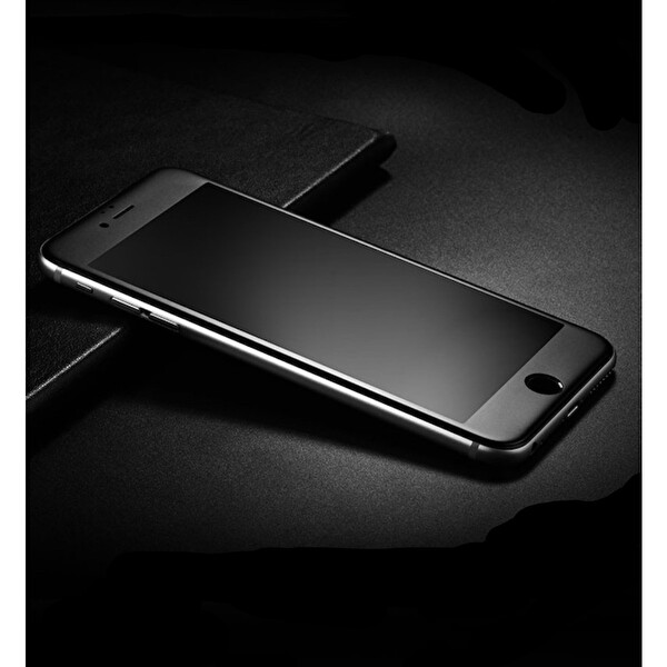 Teknoparkta iPhone 8 Plus Mat Ekran Seramik Tam Kaplayan Kırılmaz Cam Nano Ekran Koruyucu Siyah