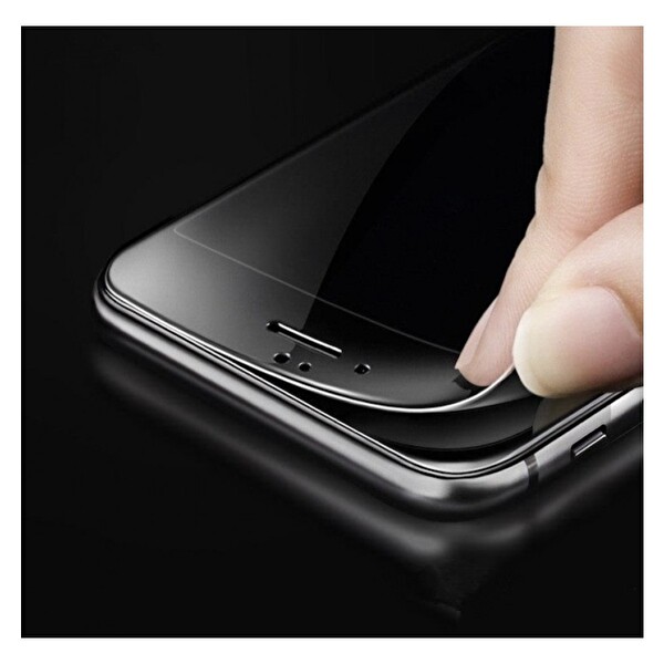 Teknoparkta iPhone 8 Plus Mat Ekran Seramik Tam Kaplayan Kırılmaz Cam Nano Ekran Koruyucu Siyah