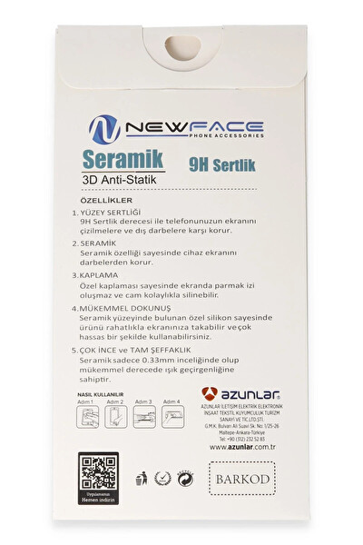 Teknoparkta Samsung Galaxy A25 5G 3D Antistatik Seramik Nano Ekran Koruyucu DRSTR