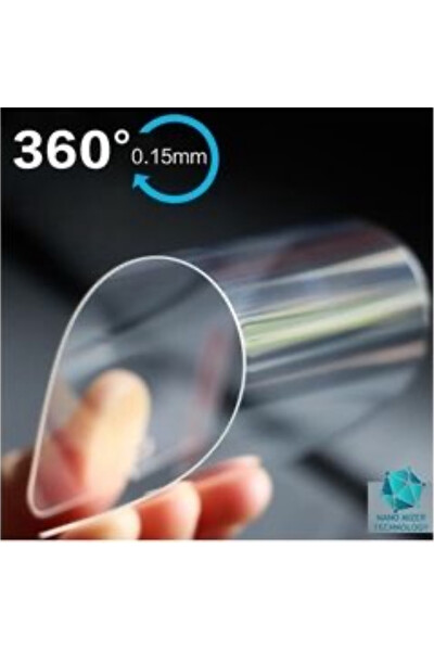 Teknoparkta iPhone 13 / 13 Pro / 14 Ekran Koruyucu Nano Esnek Cam Darbe Koruyucu