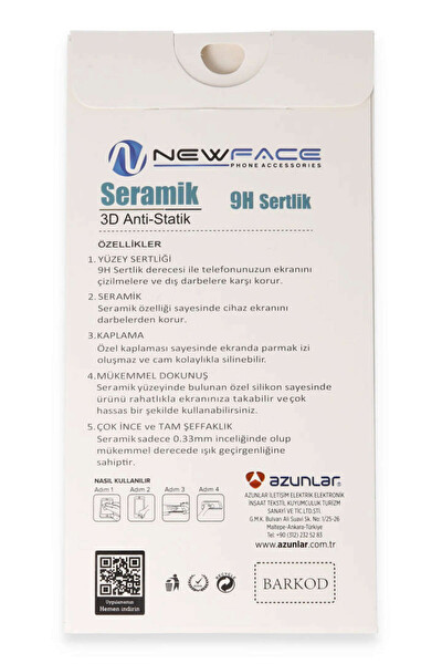 Teknoparkta Xiaomi Redmi Note 13 3d Antistatik Seramik Nano Ekran Koruyucu 452121