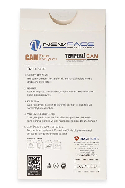 Teknoparkta Samsung Galaxy A55 5G 3D Antistatik Hayalet Cam Ekran Koruyucu DRSTR