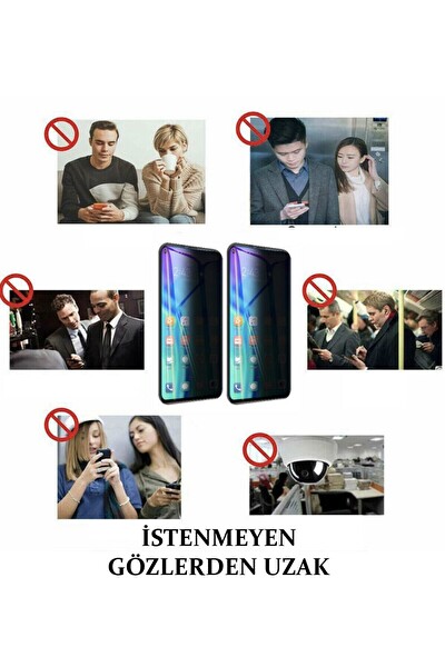 Teknoparkta Casper F30 Mat Hayalet Privacy Tam Kaplayan Kırılmaz Cam Seramik Nano Ekran Koruyucu